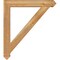 Ekena Millwork Traditional Arts & Crafts Rough Sawn Bracket, Western Red Cedar, 4"W x 32"D x 36"H BKT04X32X36TRA03RWR - alternate 4